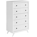 Modway Furniture 50.5 H x 31 W x 18 L in. Tracy Chest, White MOD-5242-WHI